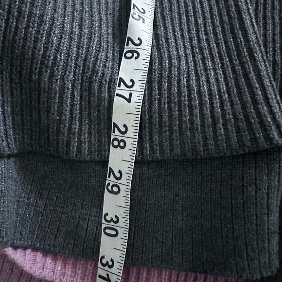 Lou & Grey Ribbed Oversized Tunic Turtleneck Sweater XL - Picture 9 of 9